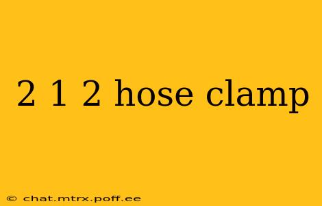 2 1 2 hose clamp
