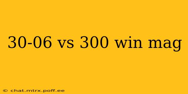 30-06 vs 300 win mag