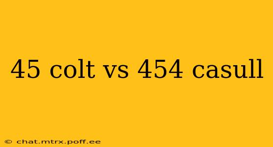 45 colt vs 454 casull