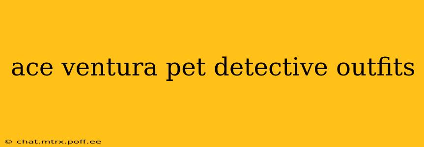 ace ventura pet detective outfits