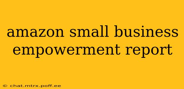 amazon small business empowerment report