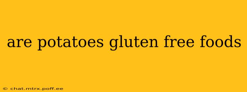 are potatoes gluten free foods