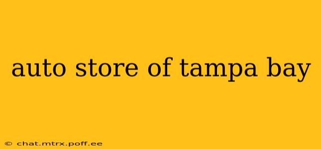 auto store of tampa bay
