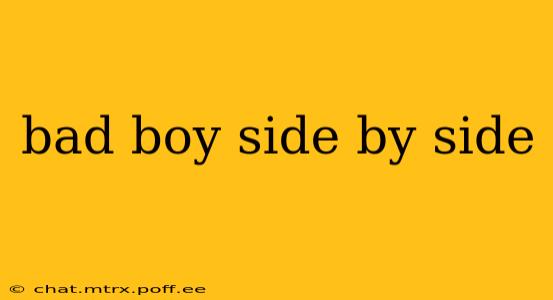 bad boy side by side