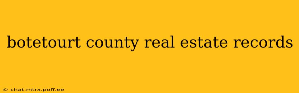 botetourt county real estate records