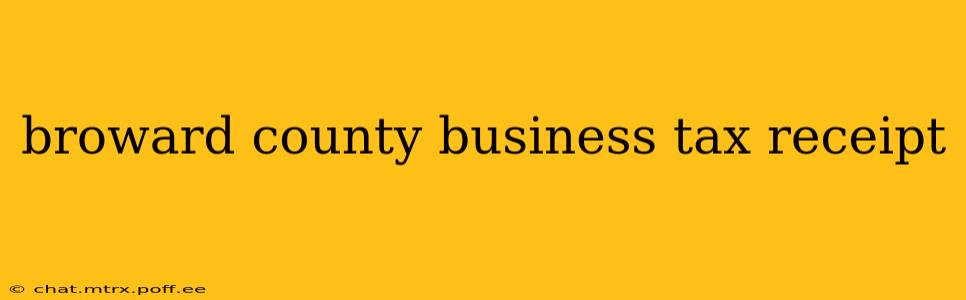 broward county business tax receipt