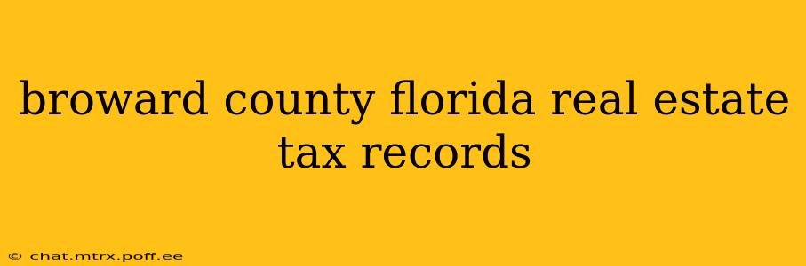 broward county florida real estate tax records