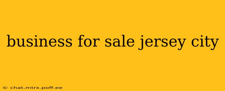 business for sale jersey city