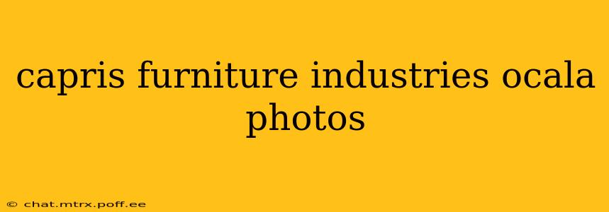 capris furniture industries ocala photos