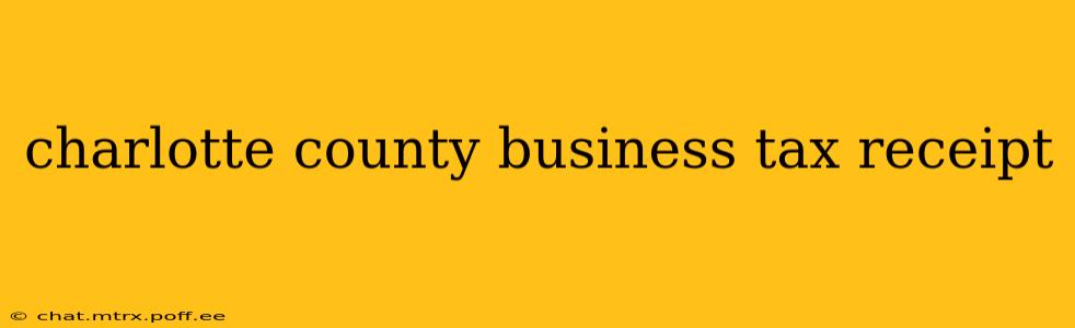charlotte county business tax receipt