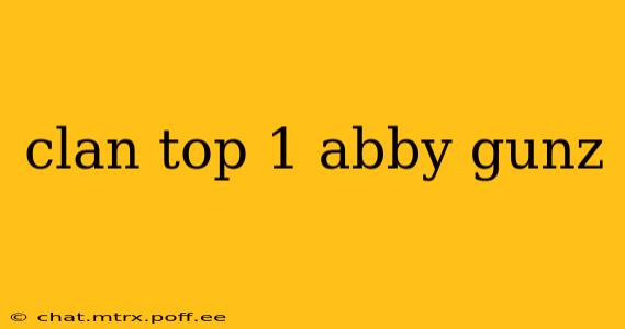 clan top 1 abby gunz