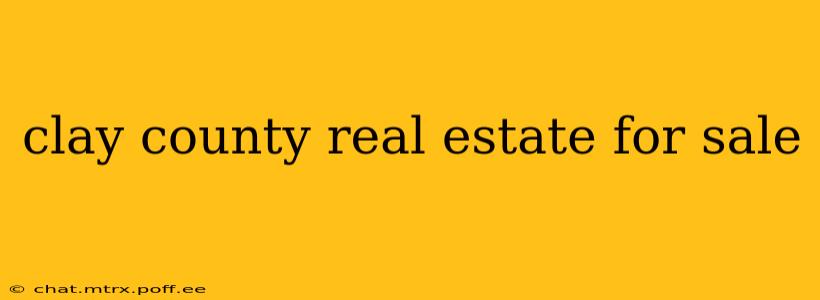 clay county real estate for sale
