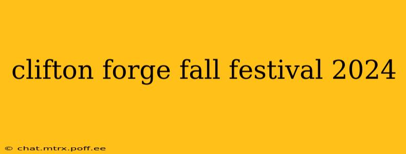 clifton forge fall festival 2024