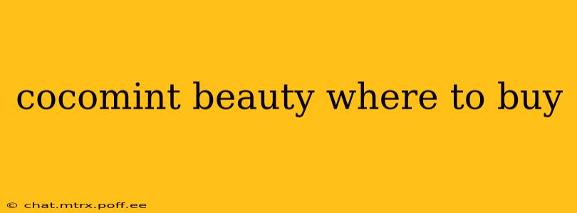 cocomint beauty where to buy
