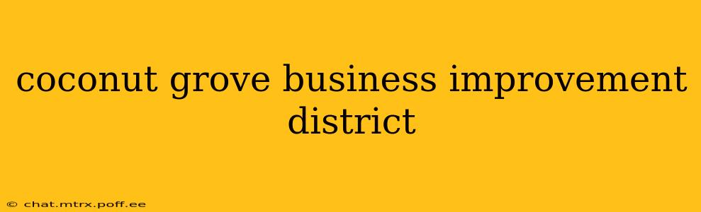 coconut grove business improvement district