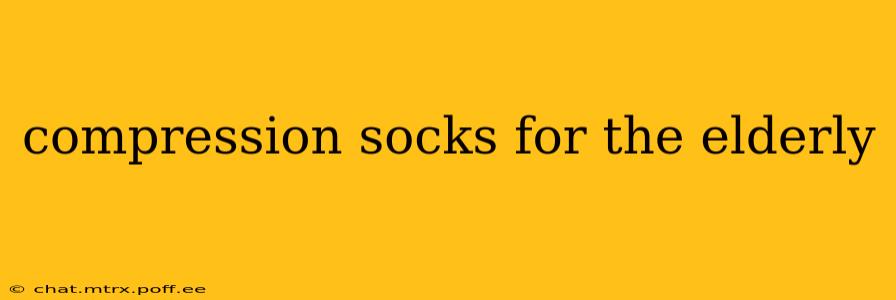 compression socks for the elderly