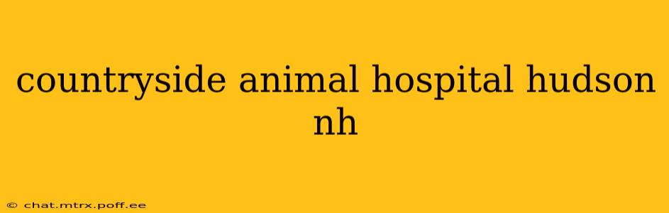 countryside animal hospital hudson nh