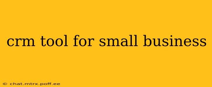 crm tool for small business
