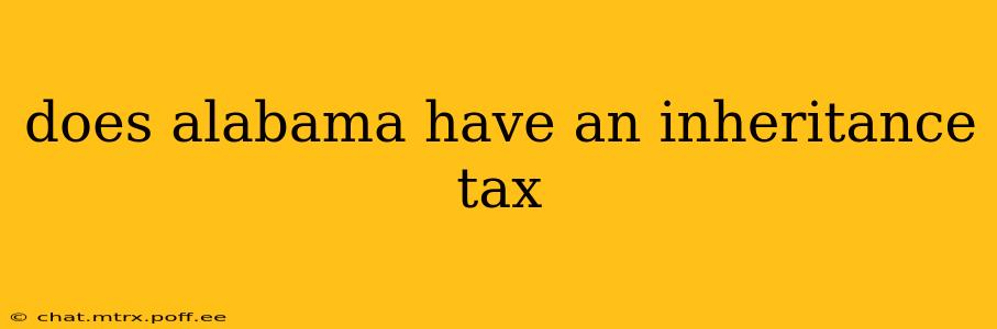 does alabama have an inheritance tax