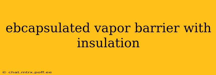 ebcapsulated vapor barrier with insulation