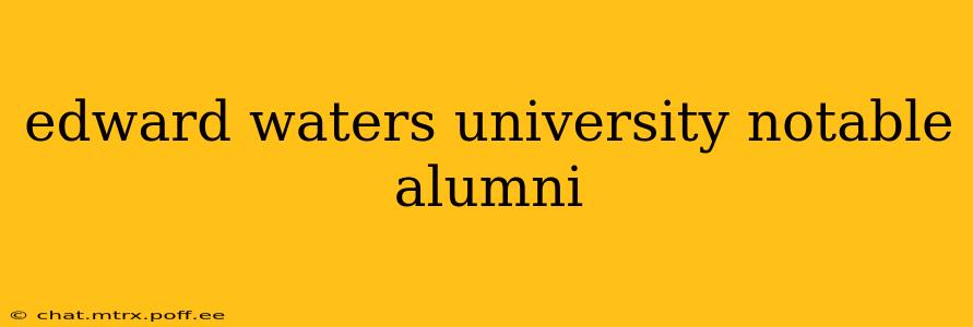 edward waters university notable alumni