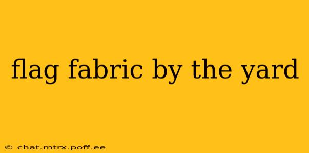 flag fabric by the yard