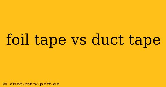 foil tape vs duct tape