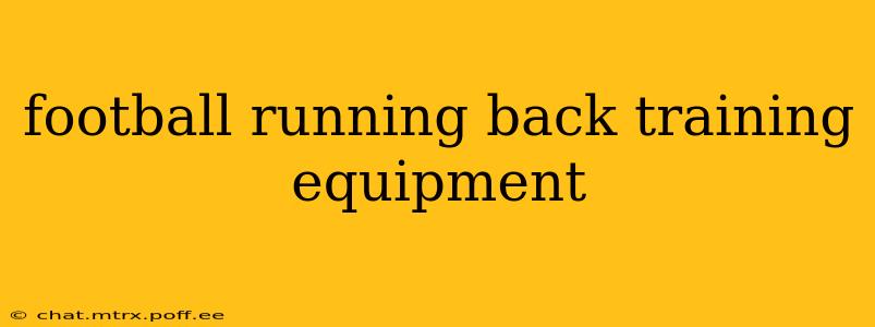football running back training equipment