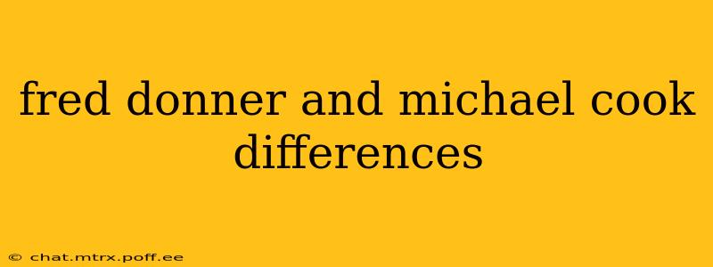fred donner and michael cook differences