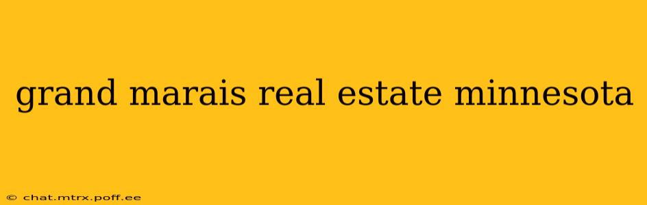 grand marais real estate minnesota