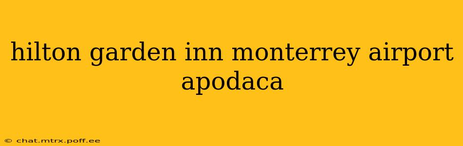 hilton garden inn monterrey airport apodaca