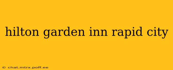 hilton garden inn rapid city