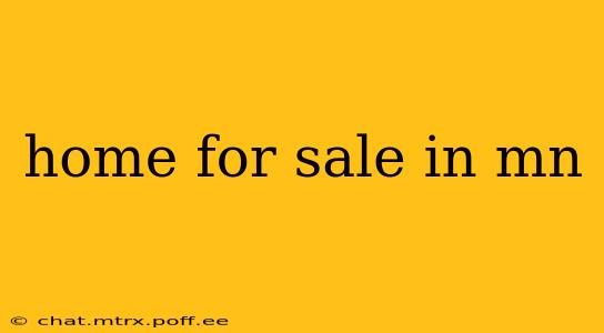home for sale in mn