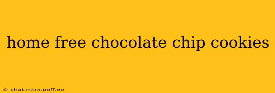 home free chocolate chip cookies