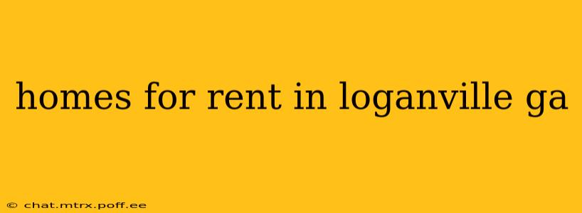 homes for rent in loganville ga