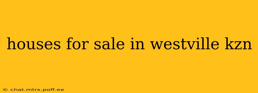 houses for sale in westville kzn