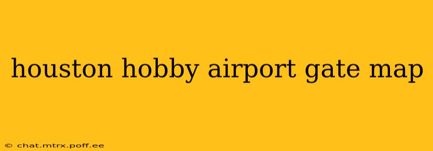 houston hobby airport gate map