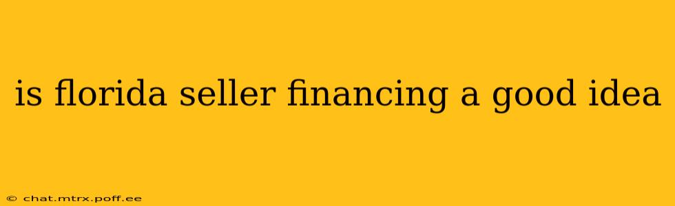 is florida seller financing a good idea