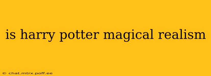 is harry potter magical realism