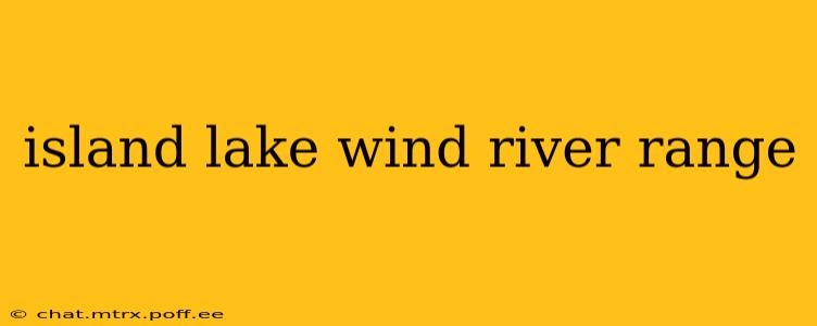island lake wind river range