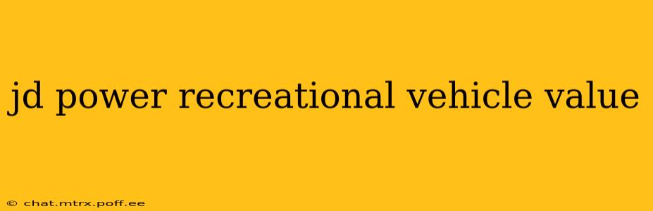 jd power recreational vehicle value