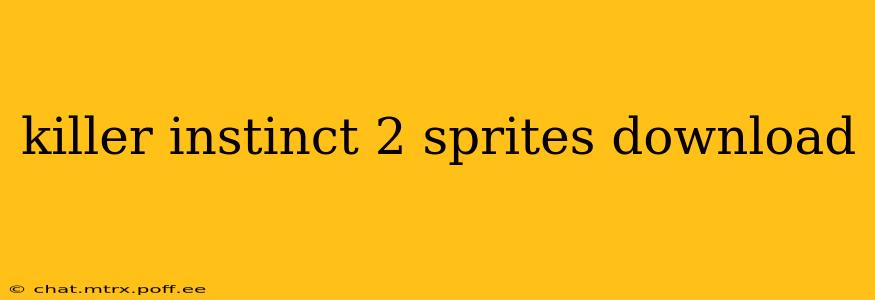 killer instinct 2 sprites download