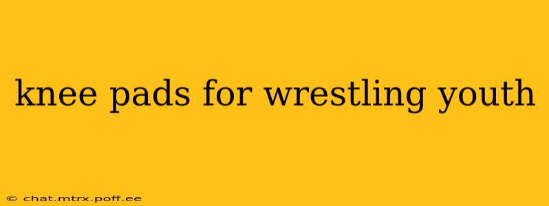 knee pads for wrestling youth