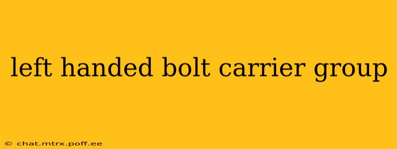 left handed bolt carrier group