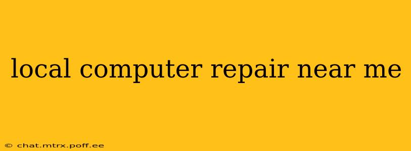 local computer repair near me