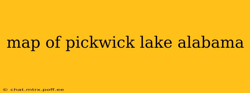 map of pickwick lake alabama