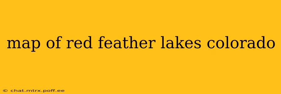map of red feather lakes colorado