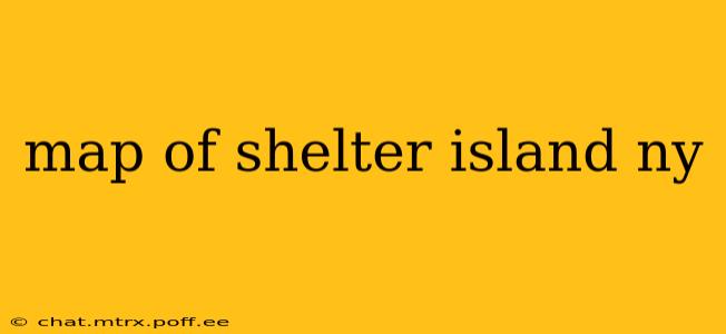 map of shelter island ny
