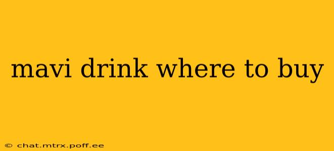 mavi drink where to buy