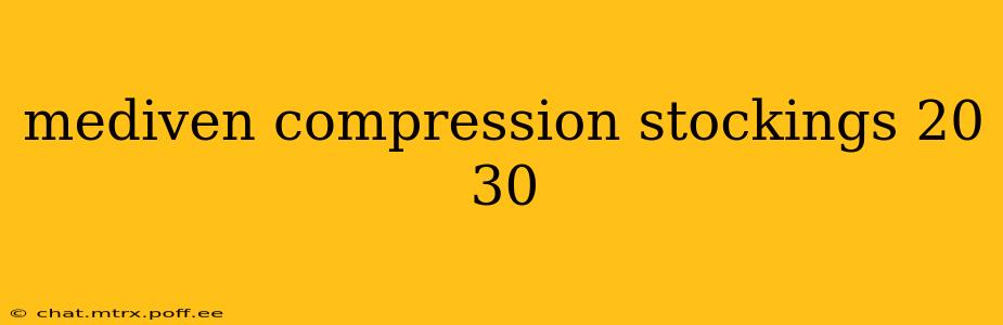 mediven compression stockings 20 30